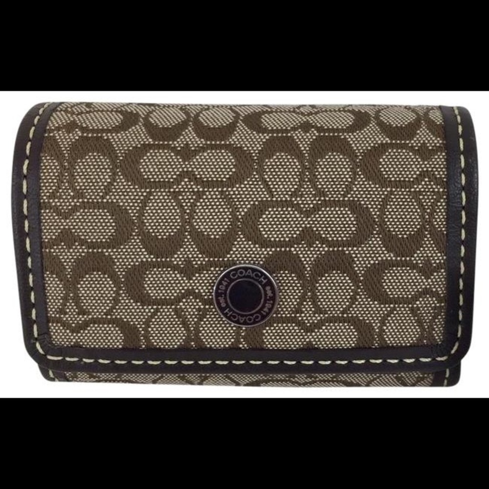 Coach contact case with mirror